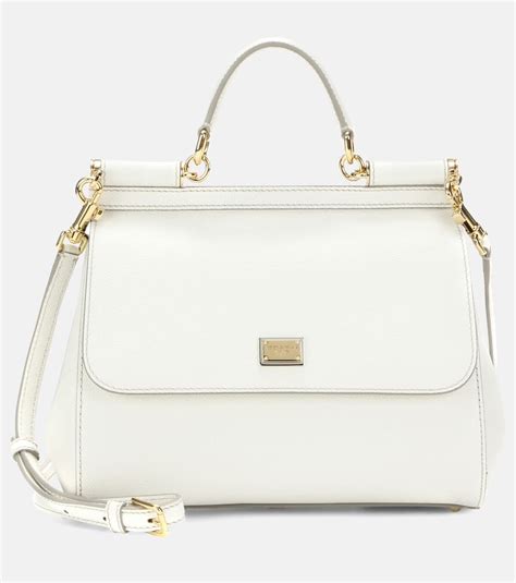 dolce gabbana miss sicily bag price|Miss Sicily Medium leather shoulder bag in white .